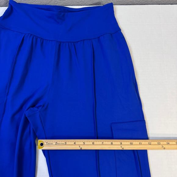 Rae Mode Lot of 2 Women's Black and Blue Athletic Pants Size Large EUC - Picture 14 of 16